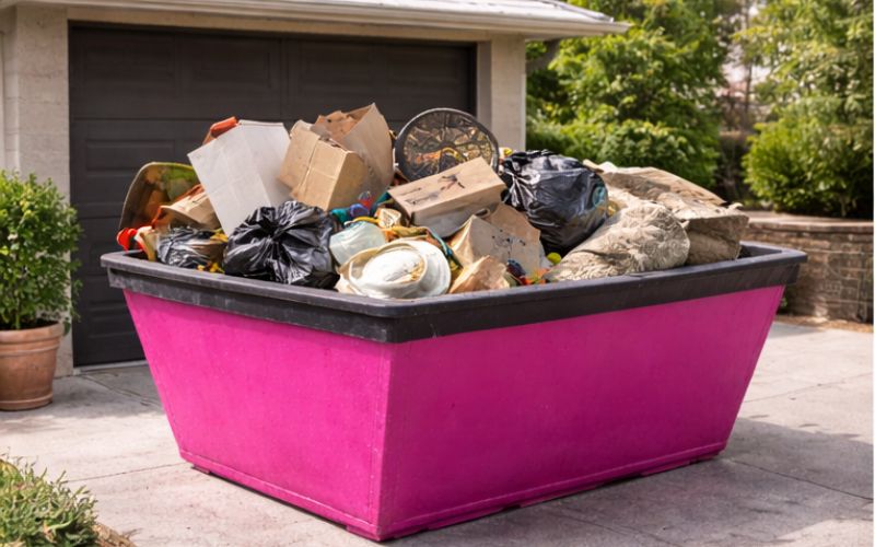 clearing out the house