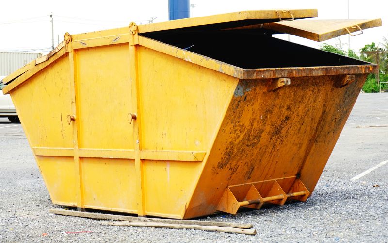 Clearance Around the Bin