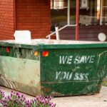 Skip Bin Fit in Driveway