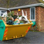 Skip Bin Fit in Driveway